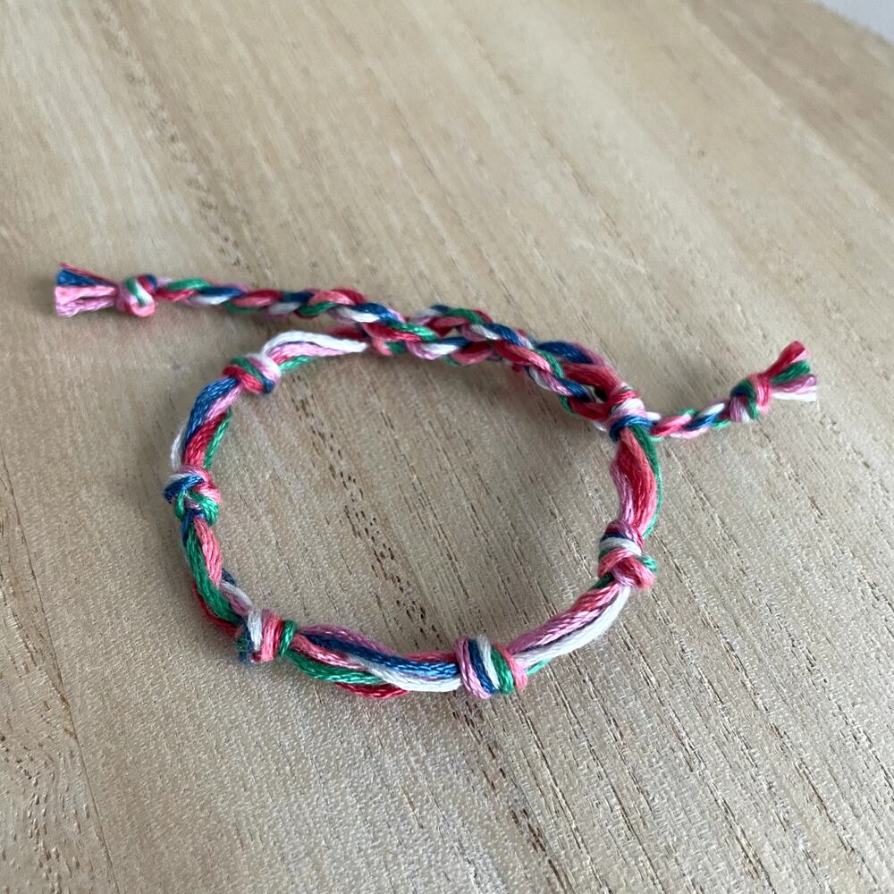 Goldie Bracelet anklet trendy comfortable tie embroidery thread woven gift